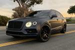 Bentley Bentayga Matte Black on Forgiato Wheels (FLOW 001) 2018 года